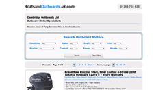 Desktop Screenshot of boatsandoutboards.uk.com